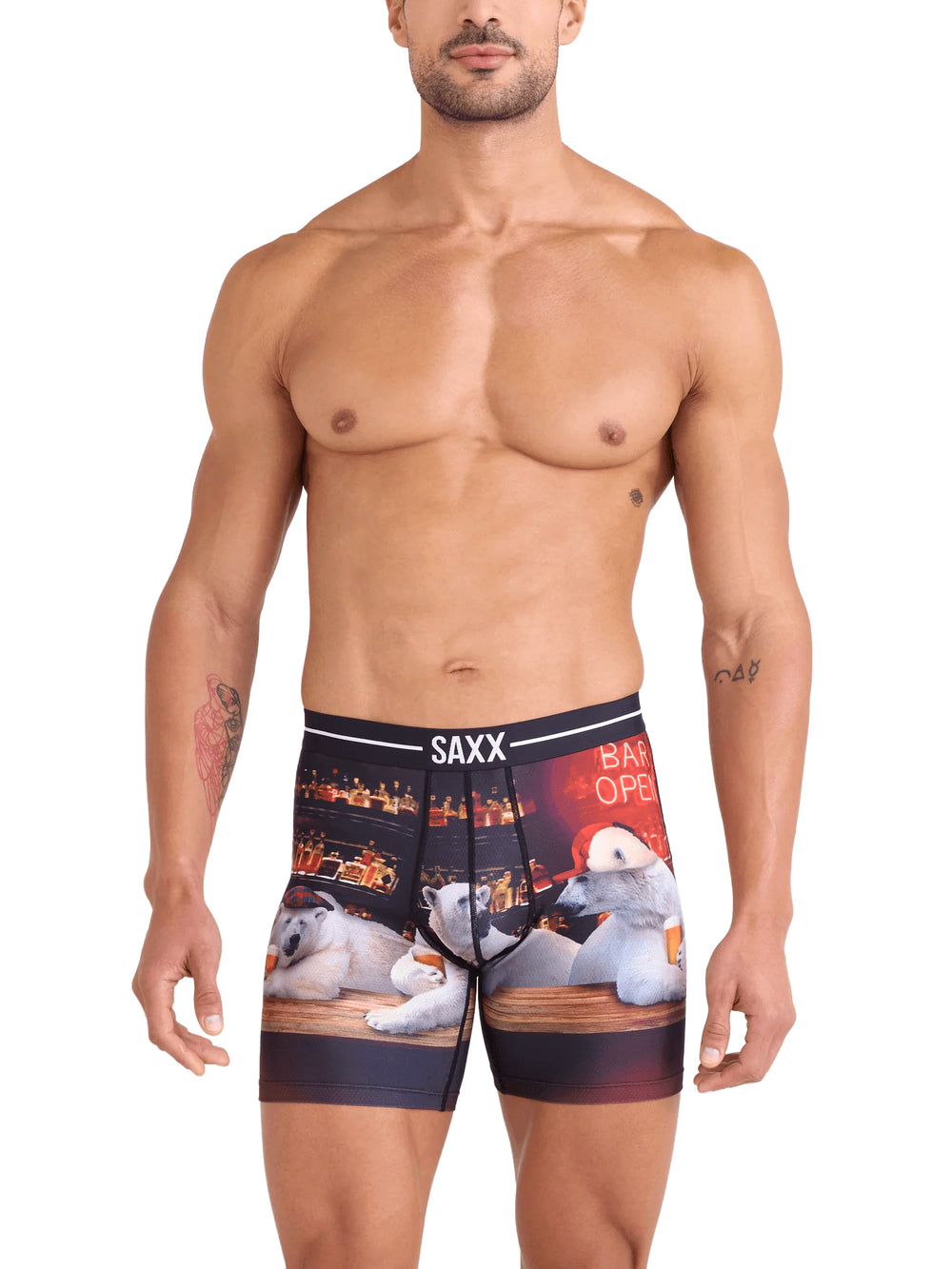 SAXX VOLT DA BEARS BOXER BRIEF