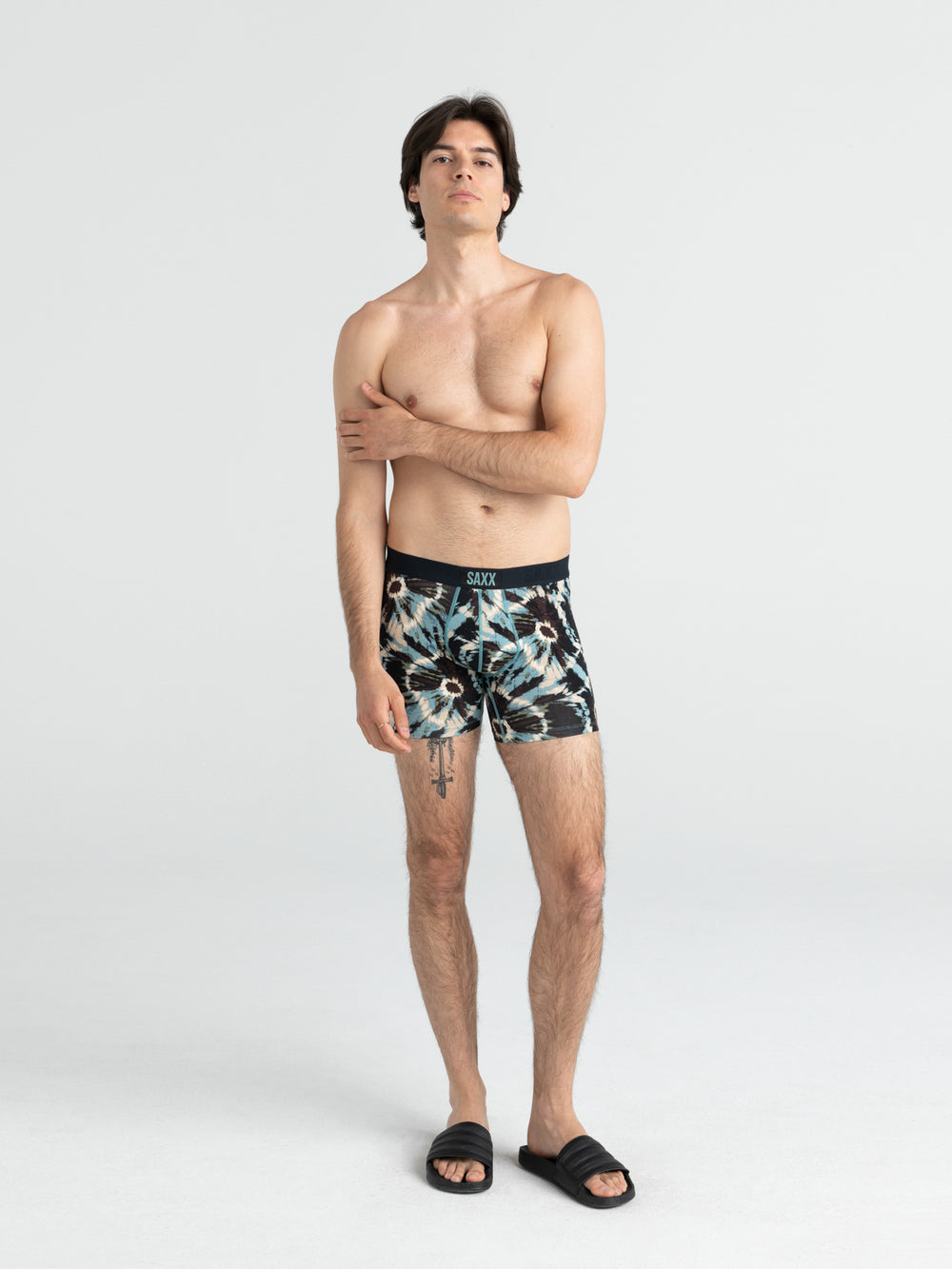 SAXX VIBE BOXER BRIEF - EARTHY TIE DYE - CLEARANCE