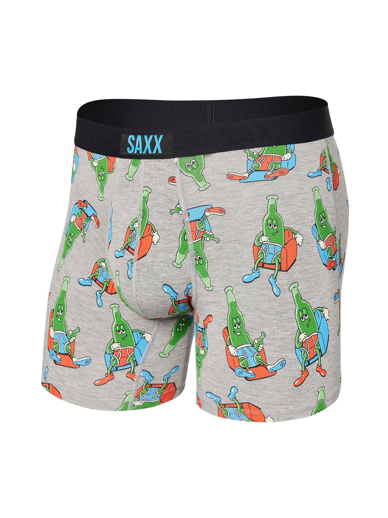 SAXX VIBE BOXER BRIEF- PALM SPRINGS AQUA