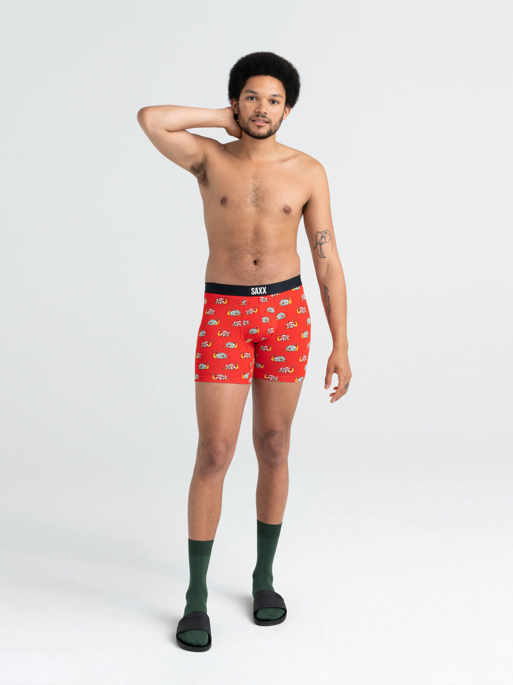 SAXX VIBE BOXER BRIEF - SLOW LANE - CLEARANCE