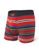 SAXX VIBE BB - RED TARTAN STRIPE - CLEARANCE - Boathouse