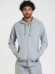 SAXX SAXX DOWNTIME FULLZIP HOODIE- GREY/GRIS - CLEARANCE - Boathouse