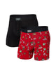 SAXX SAXX VIBE BOXER BRIEF 2 PACK KISS - Boathouse