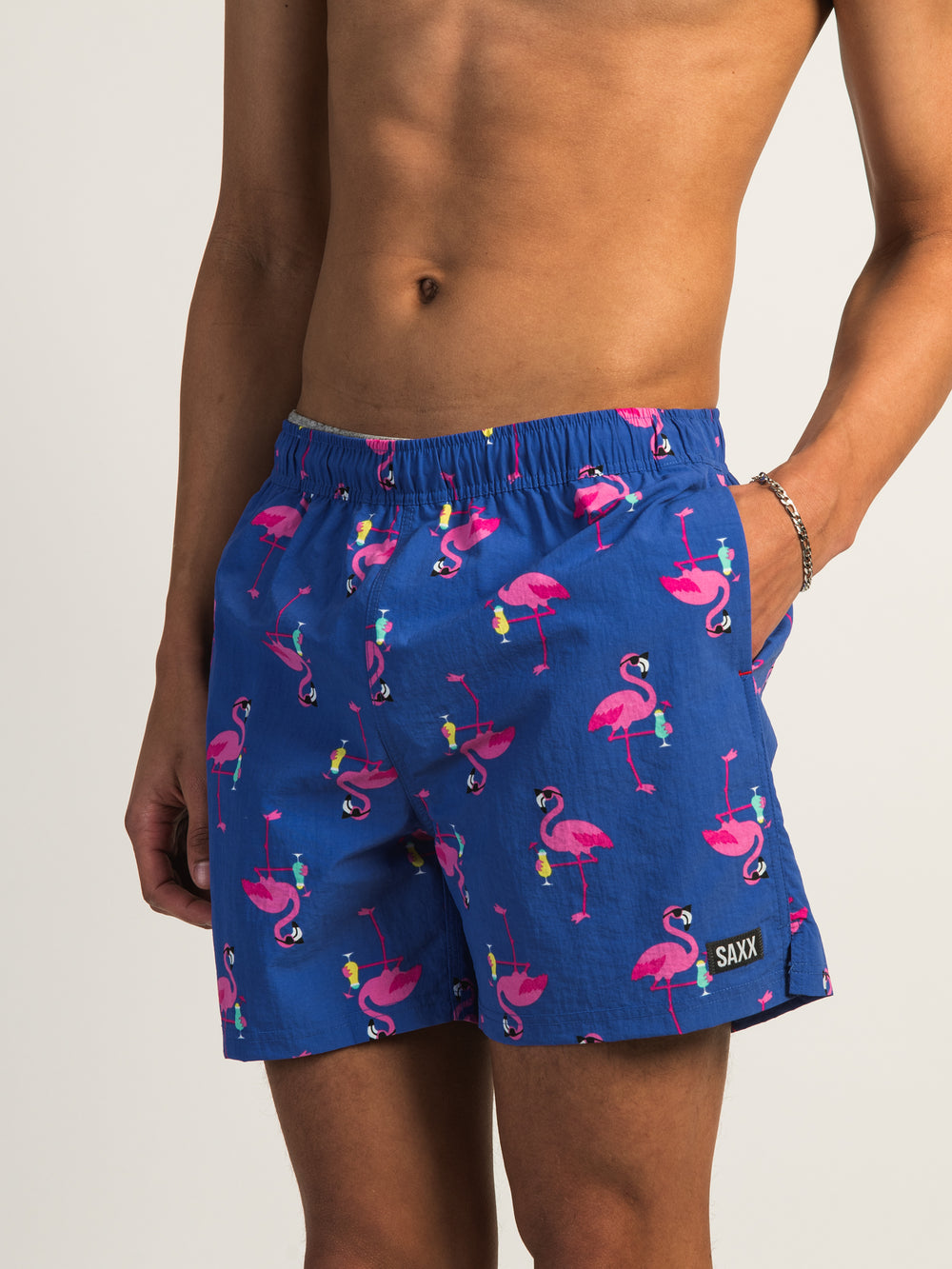 SAXX GO COASTAL 5" VOLLEY SHORT - FLAMINGO