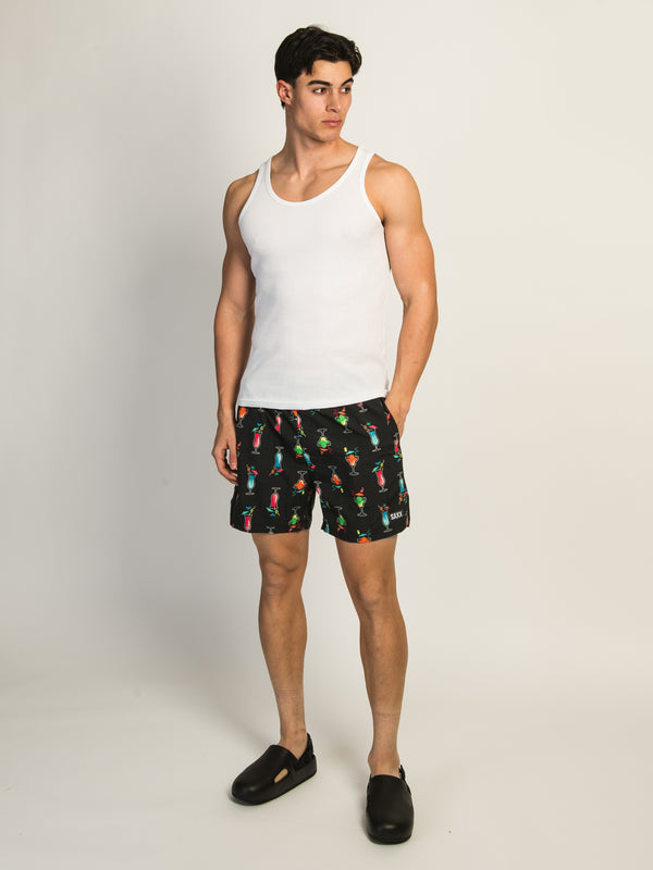 SAXX GO COASTAL 2IN1 VOLLEY SHORT - BLACK