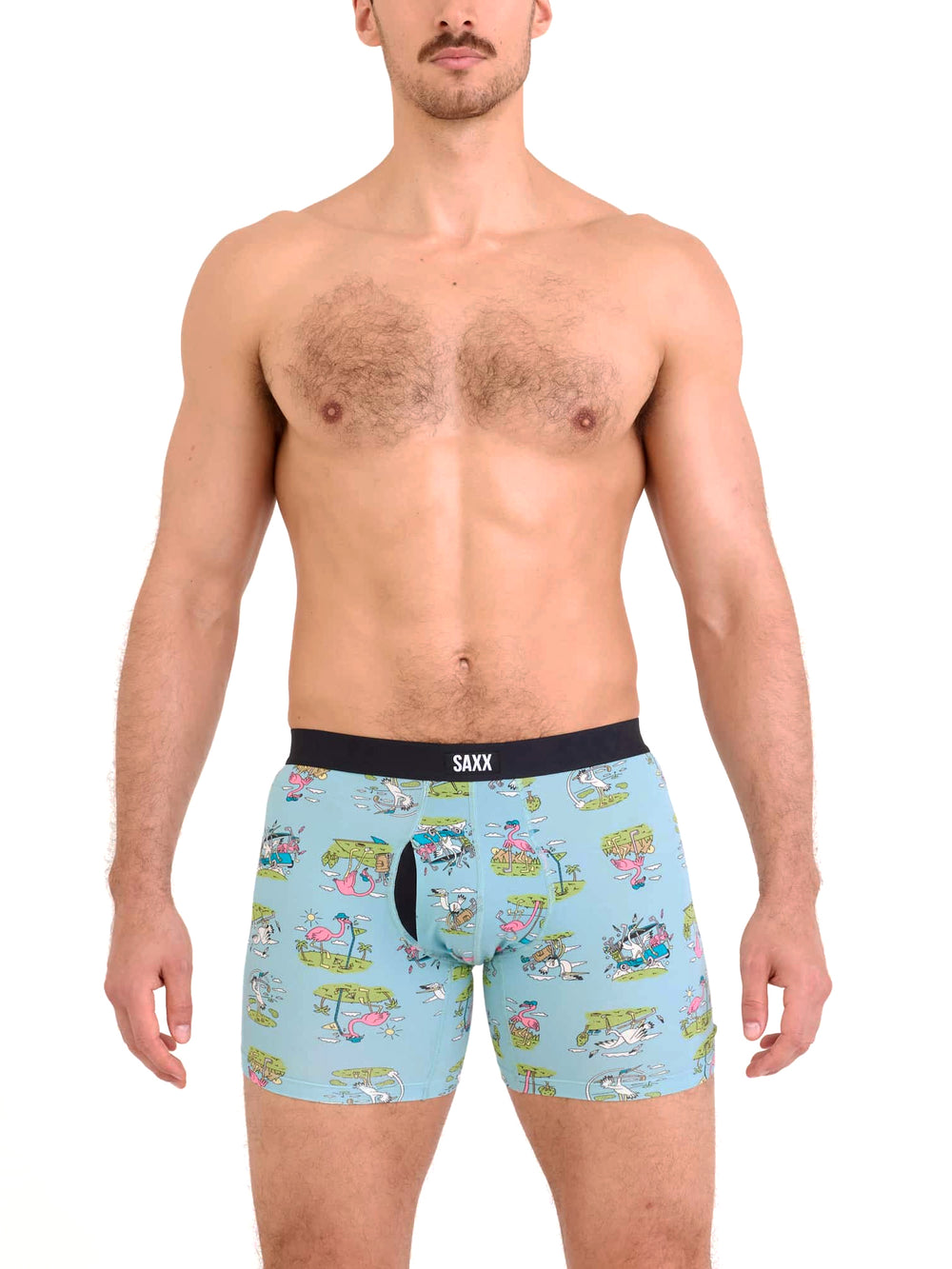 SAXX VIBE BIRDIE BLUE TIDE BOXER BRIEF