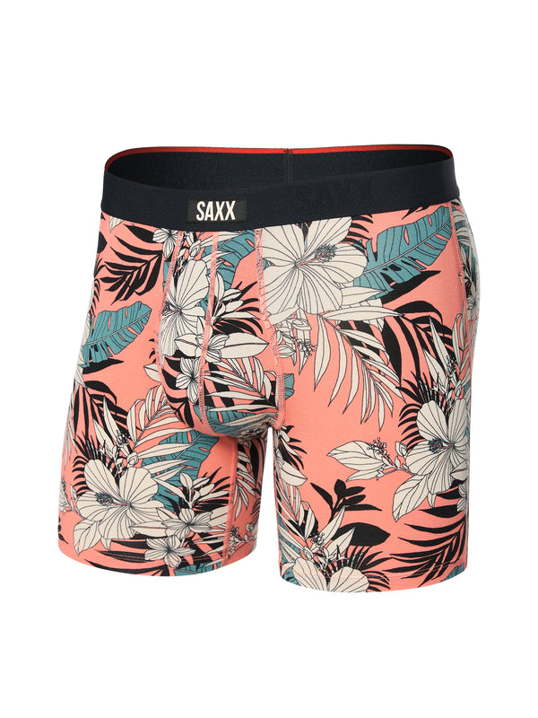 SAXX VIBE EXTRA BOXER BRIEF - HIBISCUS JNGLE