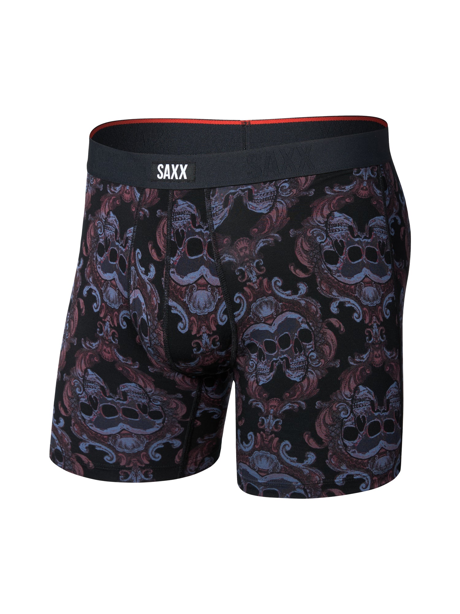SAXX VIBE EXTRA BOXER SKULL BROCADE