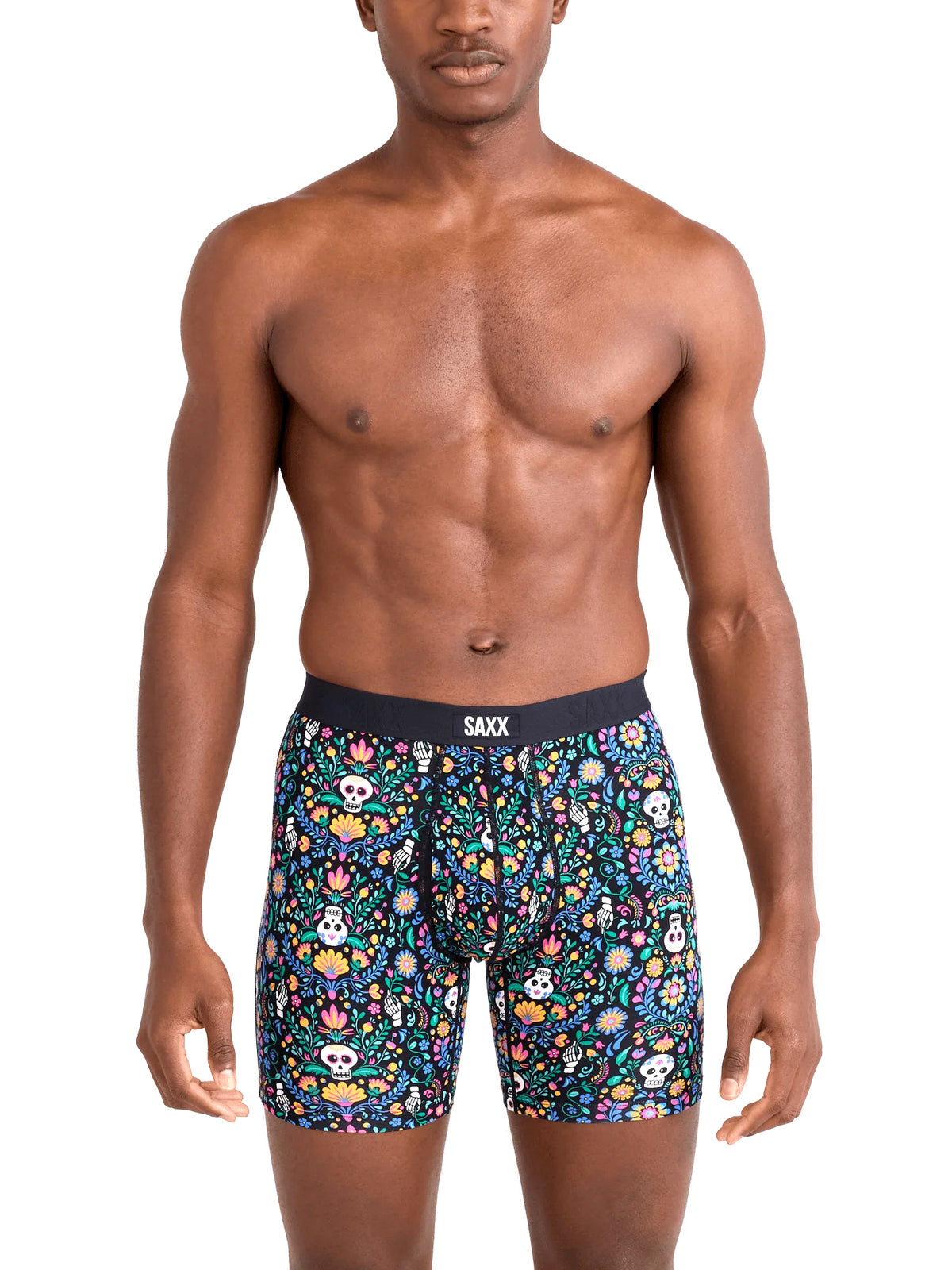 SAXX VIBE EX BOXER BRIEF- SKULL GARDEN