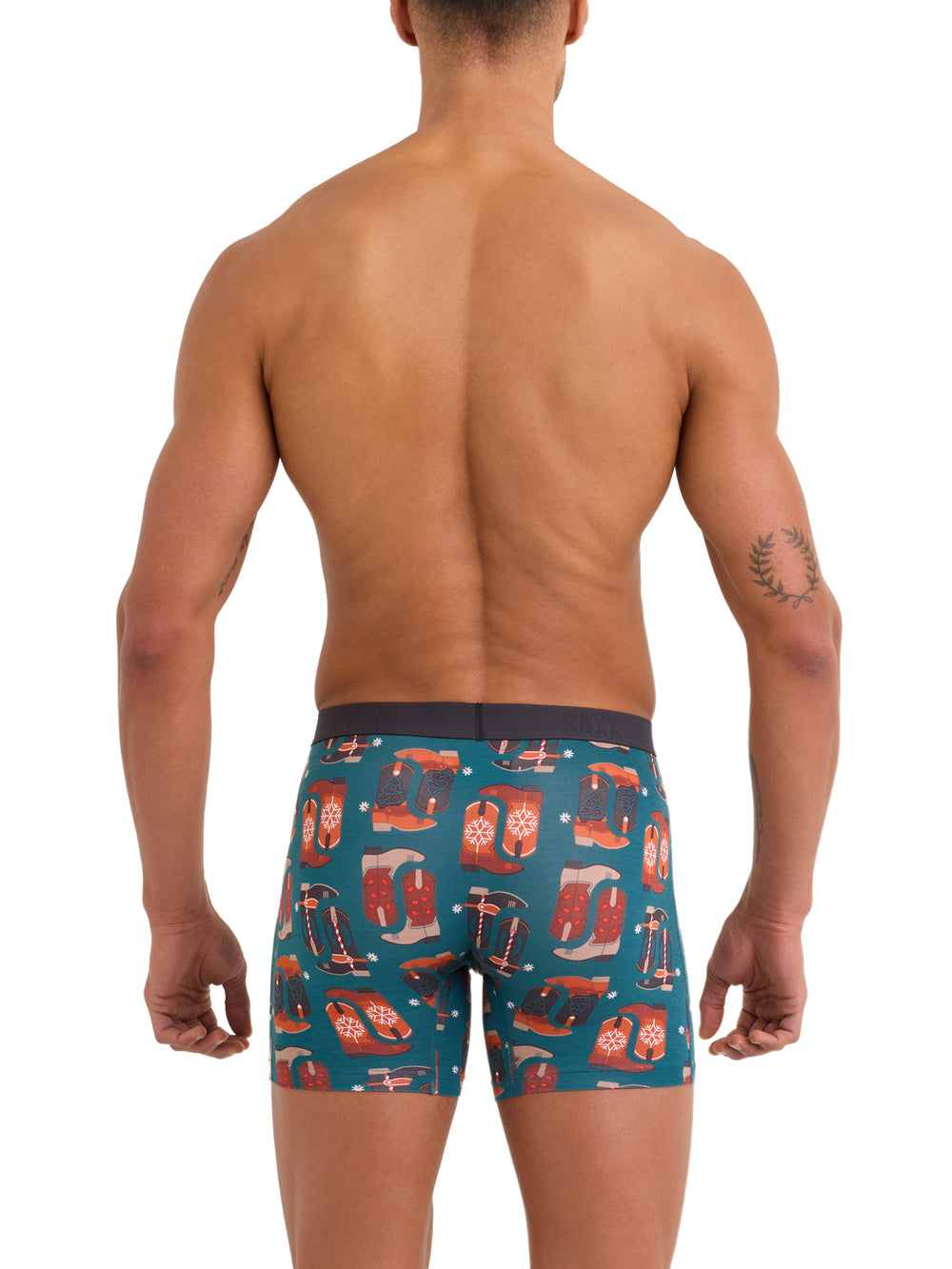 SAXX SAXX VIBE EXTRA BOXER BRIEF ST NICK KICKS - Boathouse