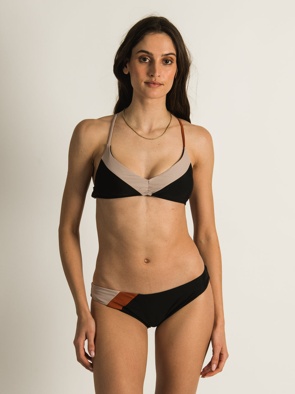 SKINNY DIP LOW RISE COLOUR BLOCK BOTTOM  - CLEARANCE