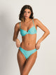 SKINNY DIP SKINNY DIP ALIX HIGH RISE BOTTOM - AQUA - Boathouse