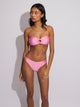 SKINNY DIP SKINNY DIP CLASSIC HIGH HIP BOTTOM - PINK SHINE - Boathouse