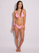 SKINNY DIP SKINNY DIP TILLY TIE BOTTOM - PINK SCALLOP LACE - Boathouse