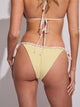SKINNY DIP SKINNY DIP TILLY TIE BOTTOM - YELLOW RUFFLE - Boathouse