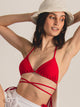 SKINNY DIP SKINNY DIP BERRY CRUSH CROSS STRING TRI TOP  - CLEARANCE - Boathouse