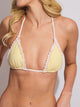 SKINNY DIP SKINNY DIP TILLY TRI TOP - YELLOW RUFFLE - Boathouse