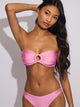 SKINNY DIP SKINNY DIP ZOE O-RING SHINE TOP - PINK - Boathouse