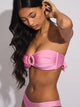 SKINNY DIP SKINNY DIP ZOE O-RING SHINE TOP - PINK - Boathouse