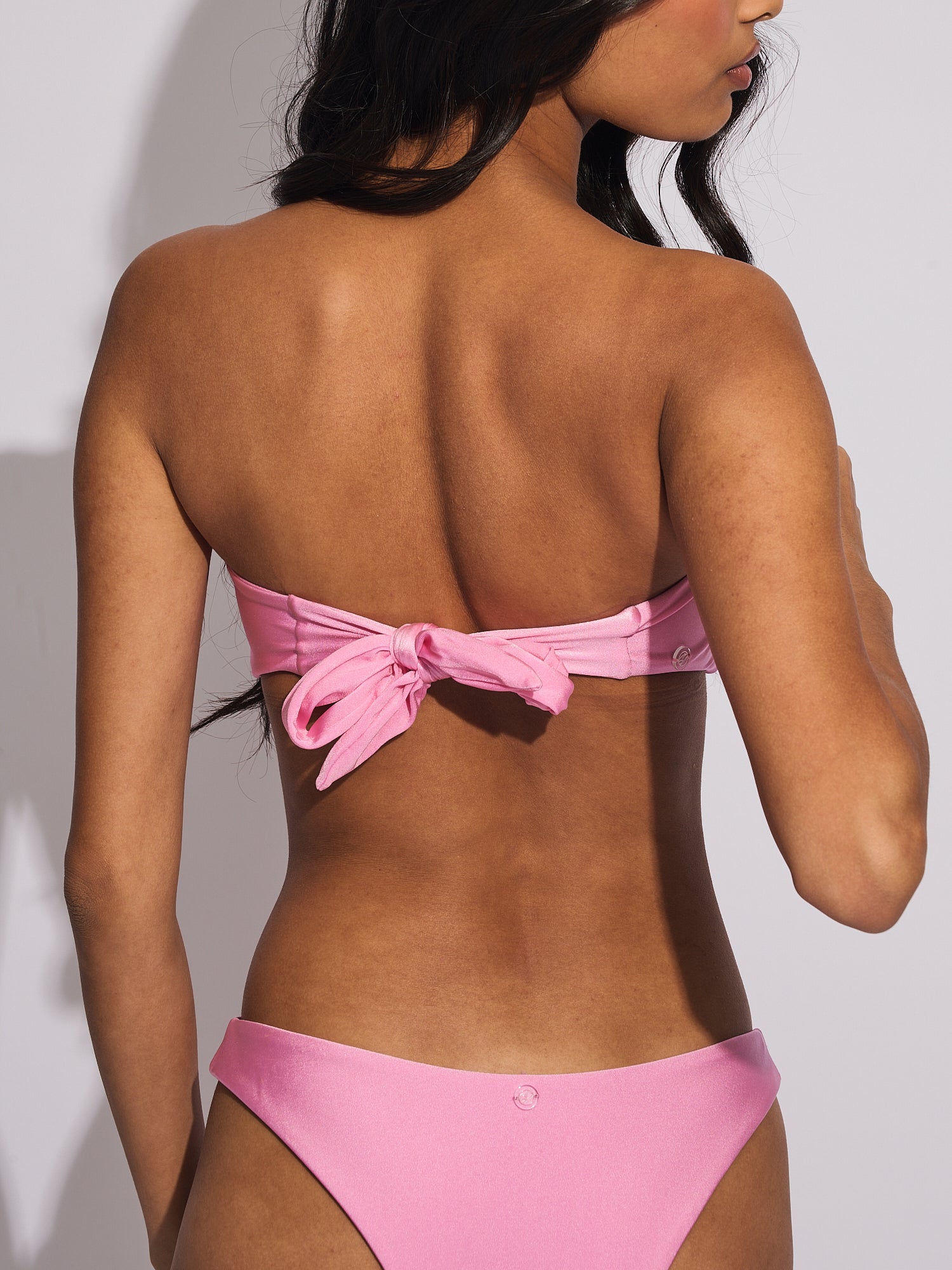 SKINNY DIP ZOE O-RING SHINE TOP - PINK