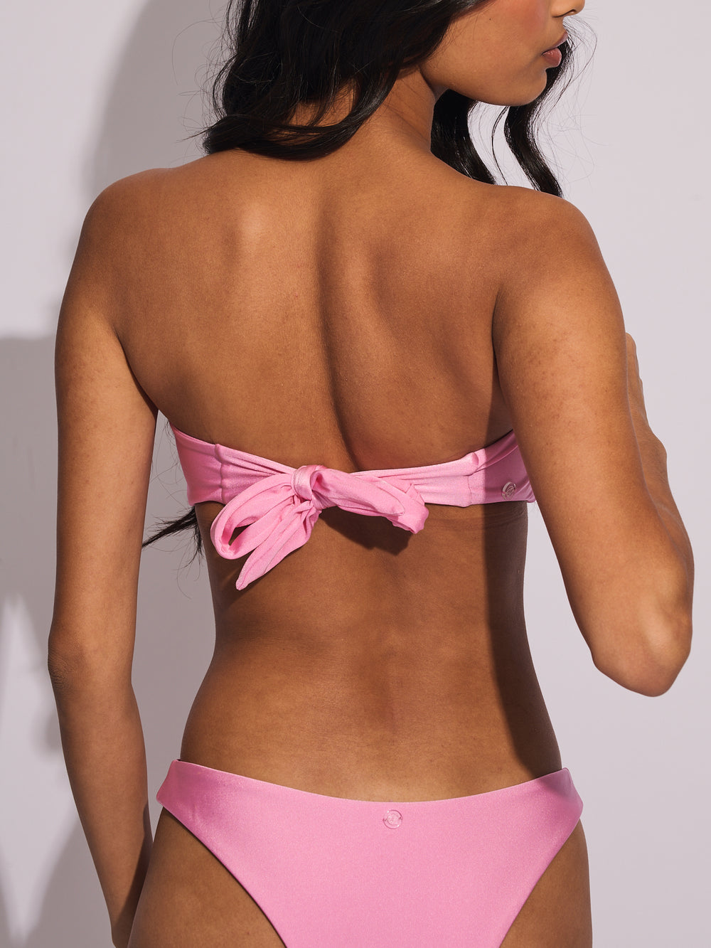 SKINNY DIP ZOE O-RING SHINE TOP - PINK