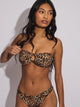 SKINNY DIP SKINNY DIP ZOE O-RING TOP - LEOPARD - Boathouse