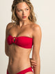 SKINNY DIP SKINNY DIP ZOE O-RING TOP - RED - Boathouse