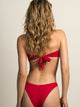 SKINNY DIP SKINNY DIP ZOE O-RING TOP - RED - Boathouse