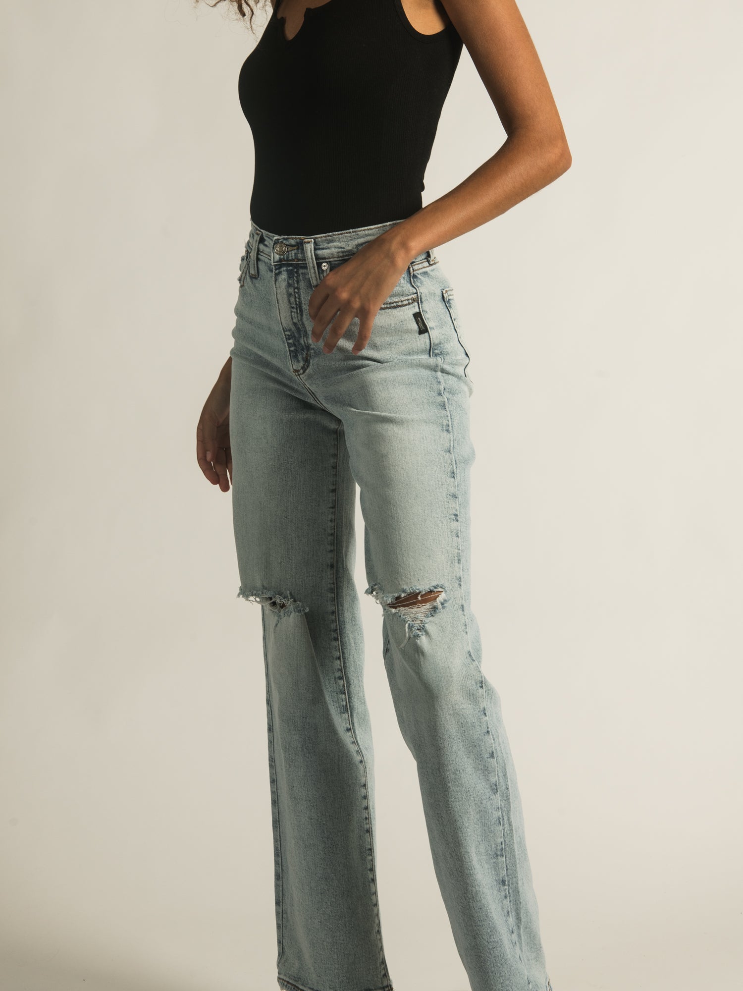 Joe's Jeans Women's The Mia Vegan Leather Crop Trouser, Metallic Silver at  Amazon Women's Jeans store