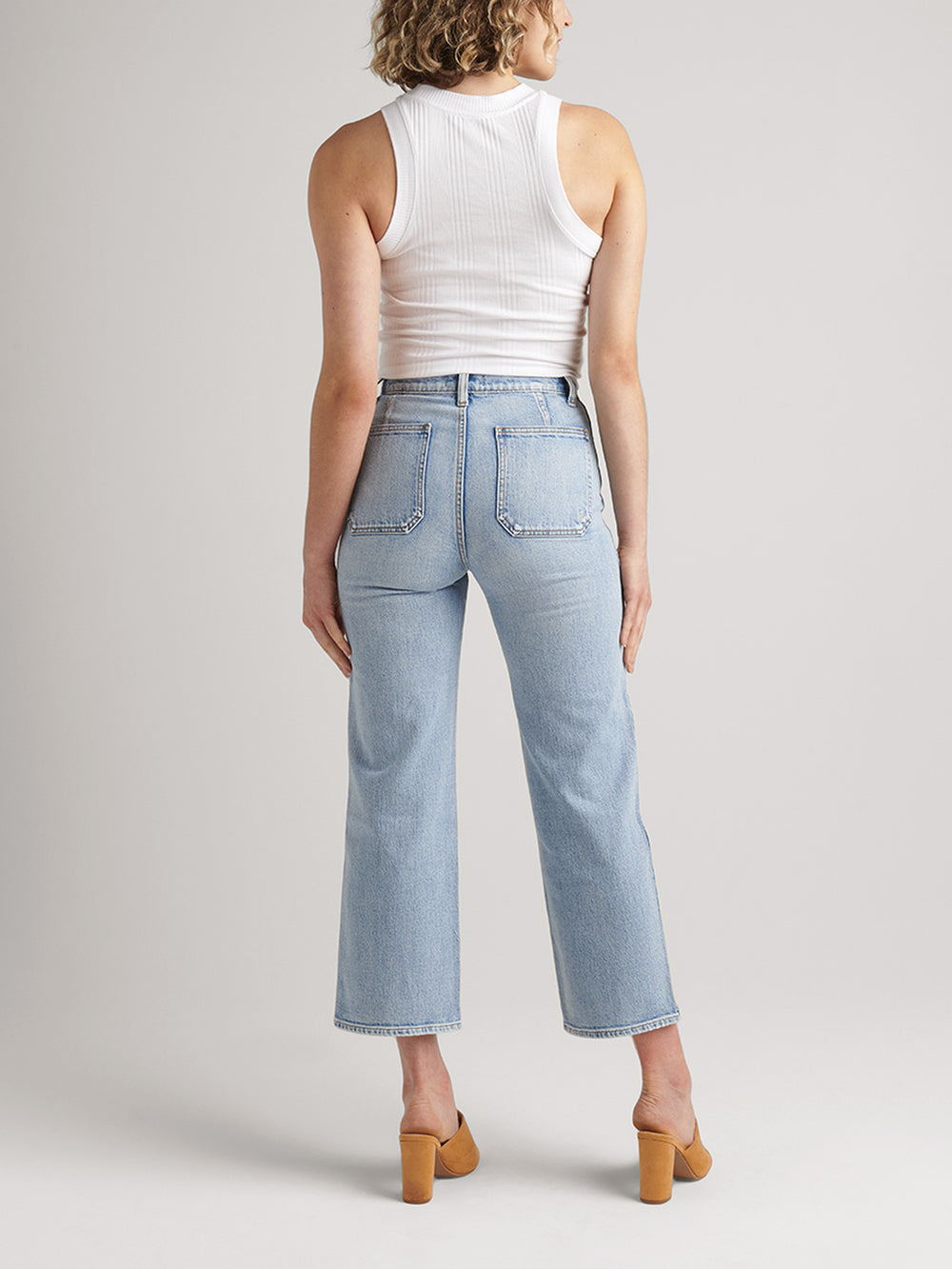 SILVER JEANS PATCH POCKET WIDE LEG - CLEARANCE