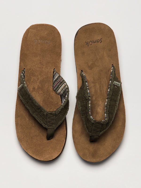 MENS SANUK FRAID NOT - DARK OLIVE