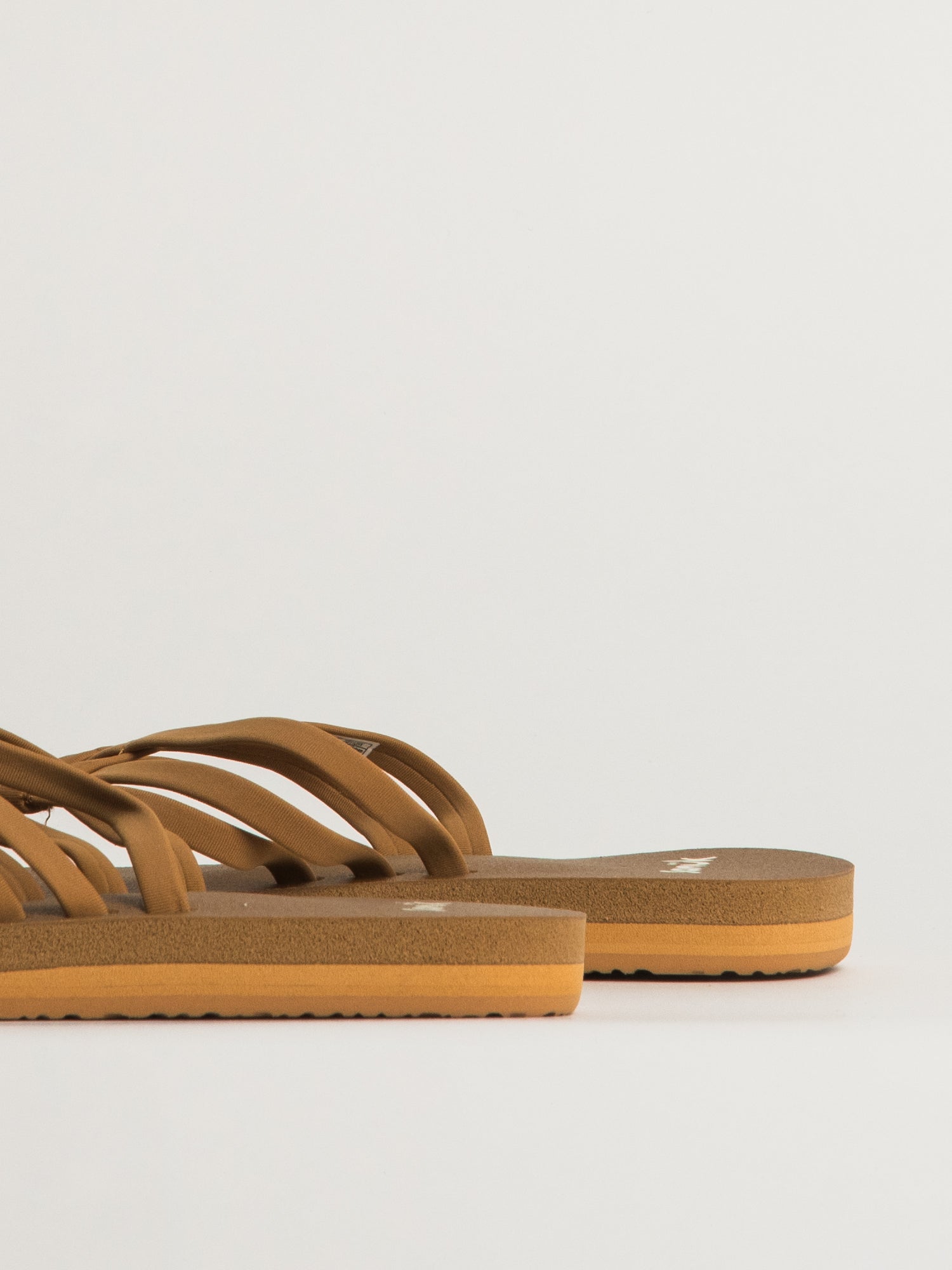 WOMENS SANUK YOGA SANDY II SANDALS - TOBACCO BROWN