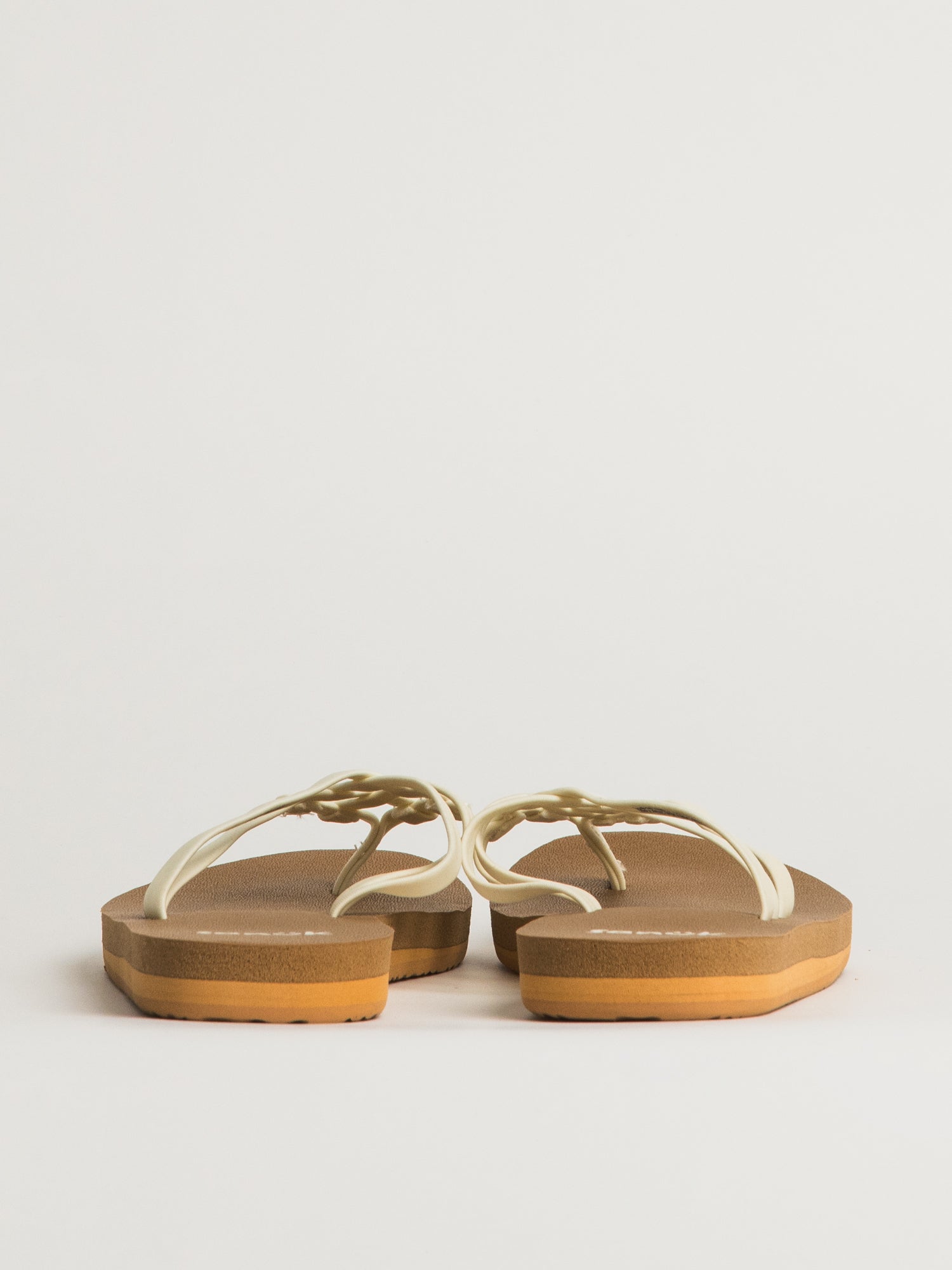 SANDALES SANUK YOGA SANDY II POUR FEMMES - TAN/WHITE
