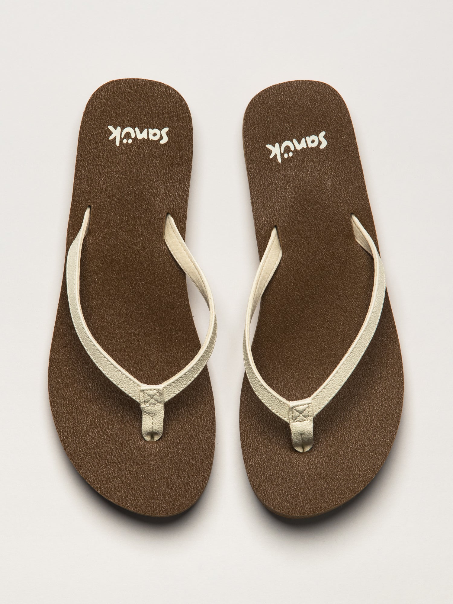 WOMENS SANUK YOGA JOY II SANDALS - WHITE