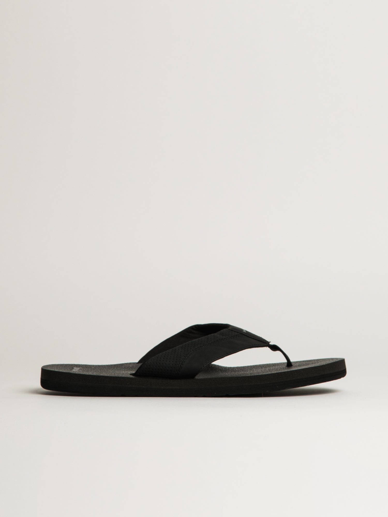 MENS SANUK BEER COZY IV SANDALS - BLACK