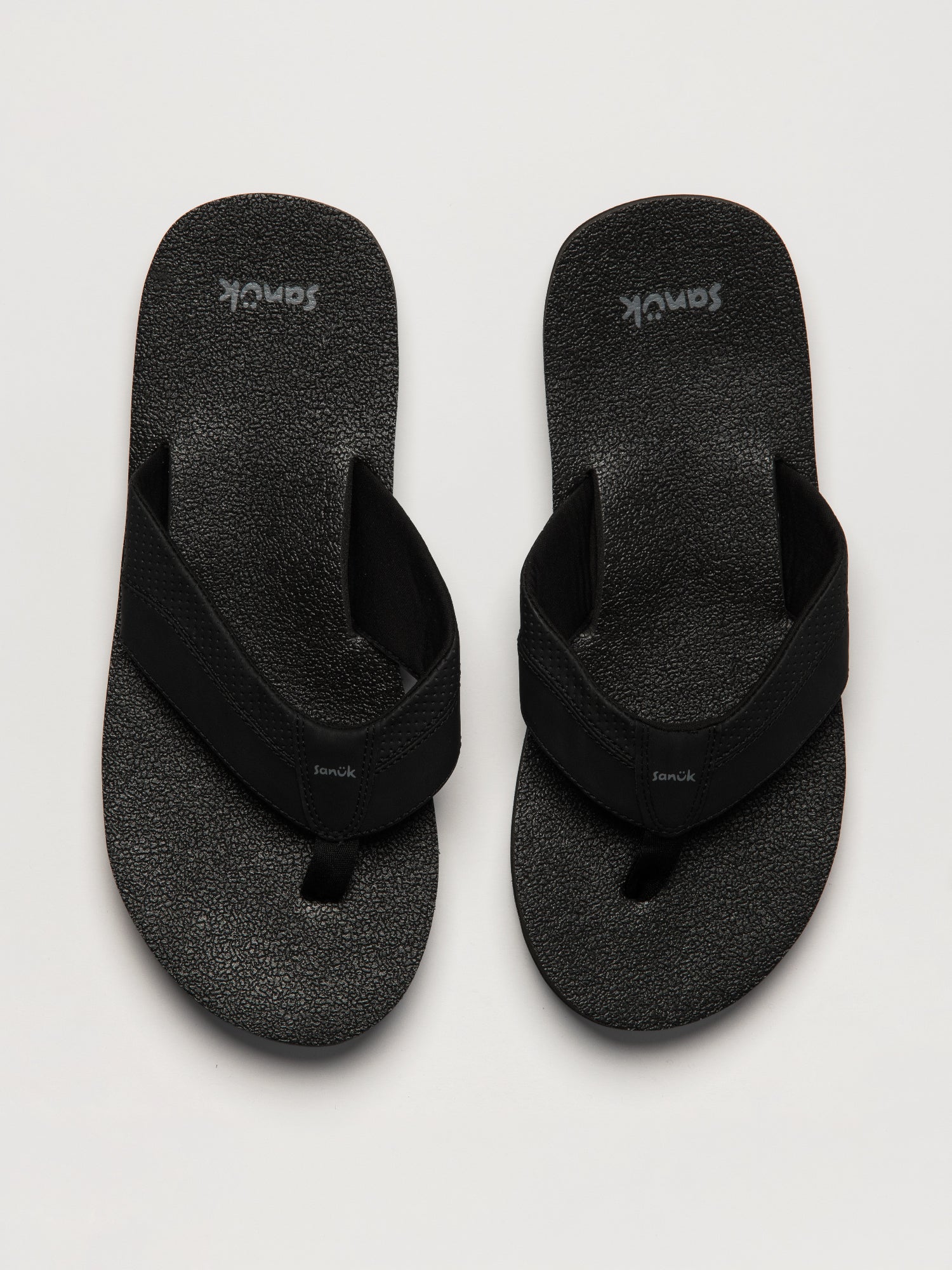 MENS SANUK BEER COZY IV SANDALS - BLACK