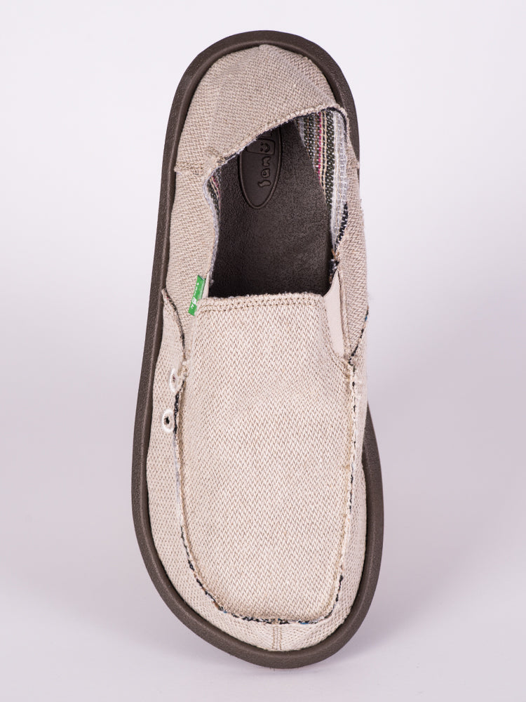 MENS HEMP NATURAL SLIP-ONS- CLEARANCE