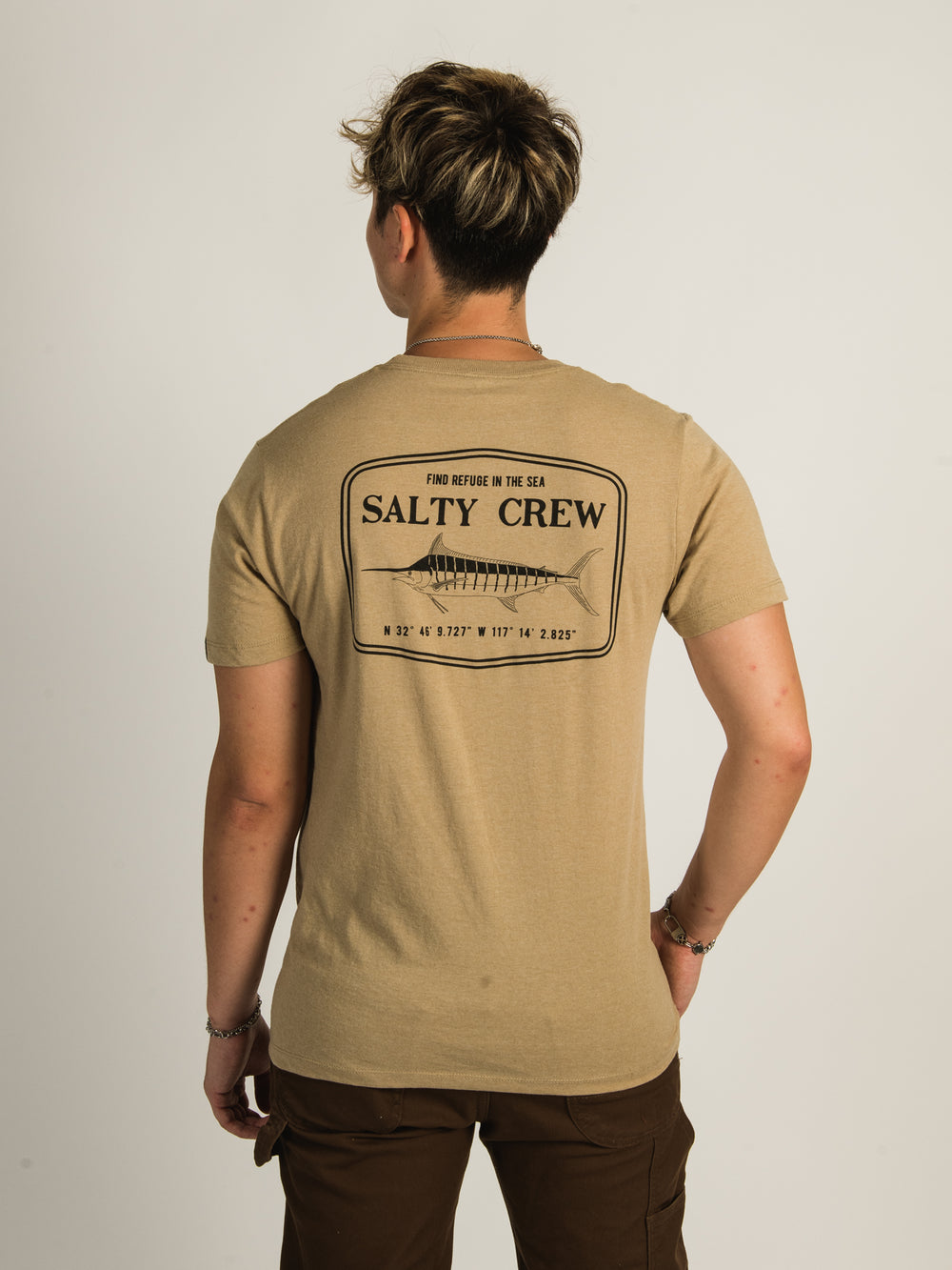 SALTY CREW Salty Crew Stealth Standard T-shirt Brown L