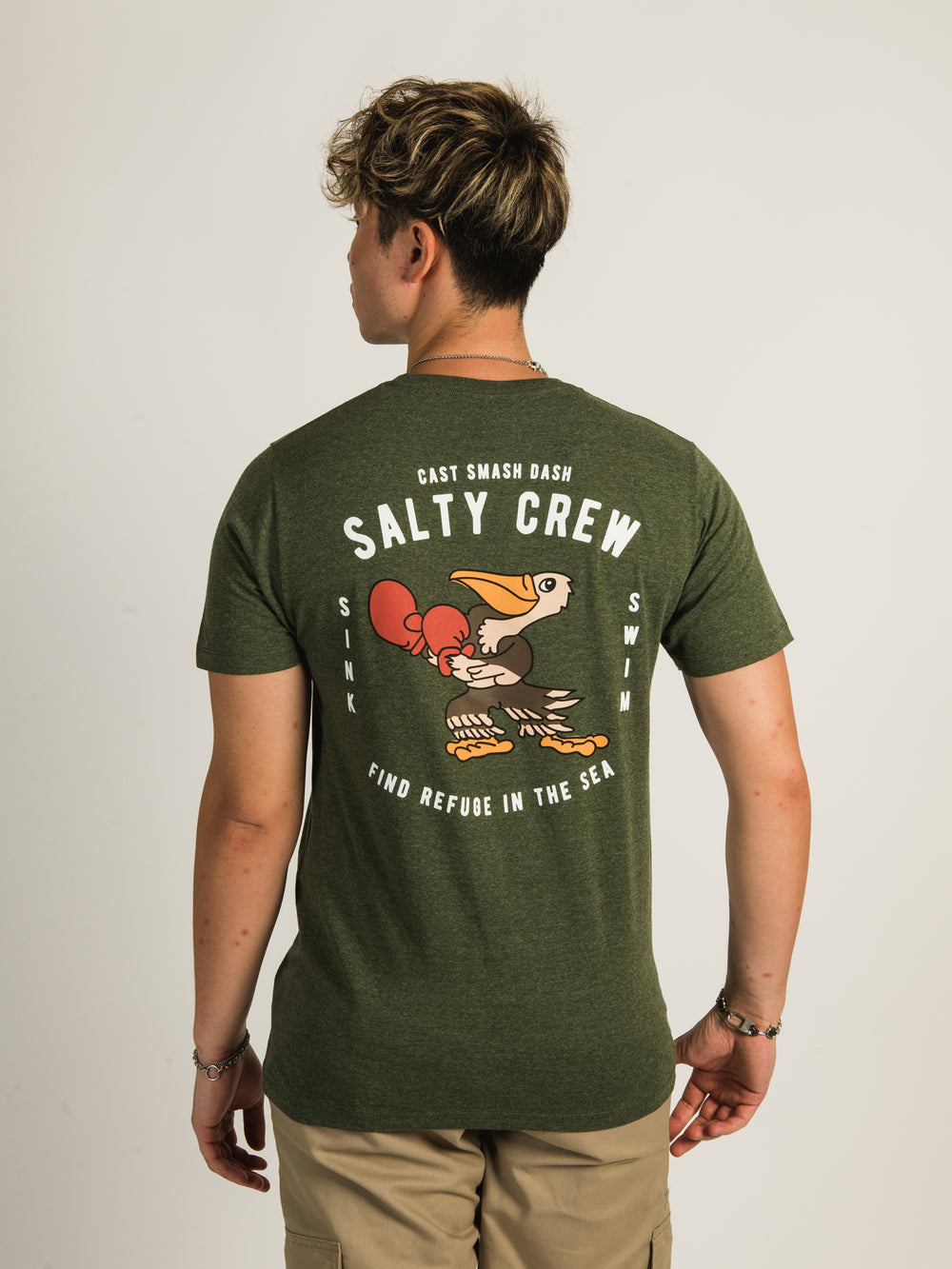 SALTY CREW Salty Crew Dukes Up Standard T-shirt Green XXL