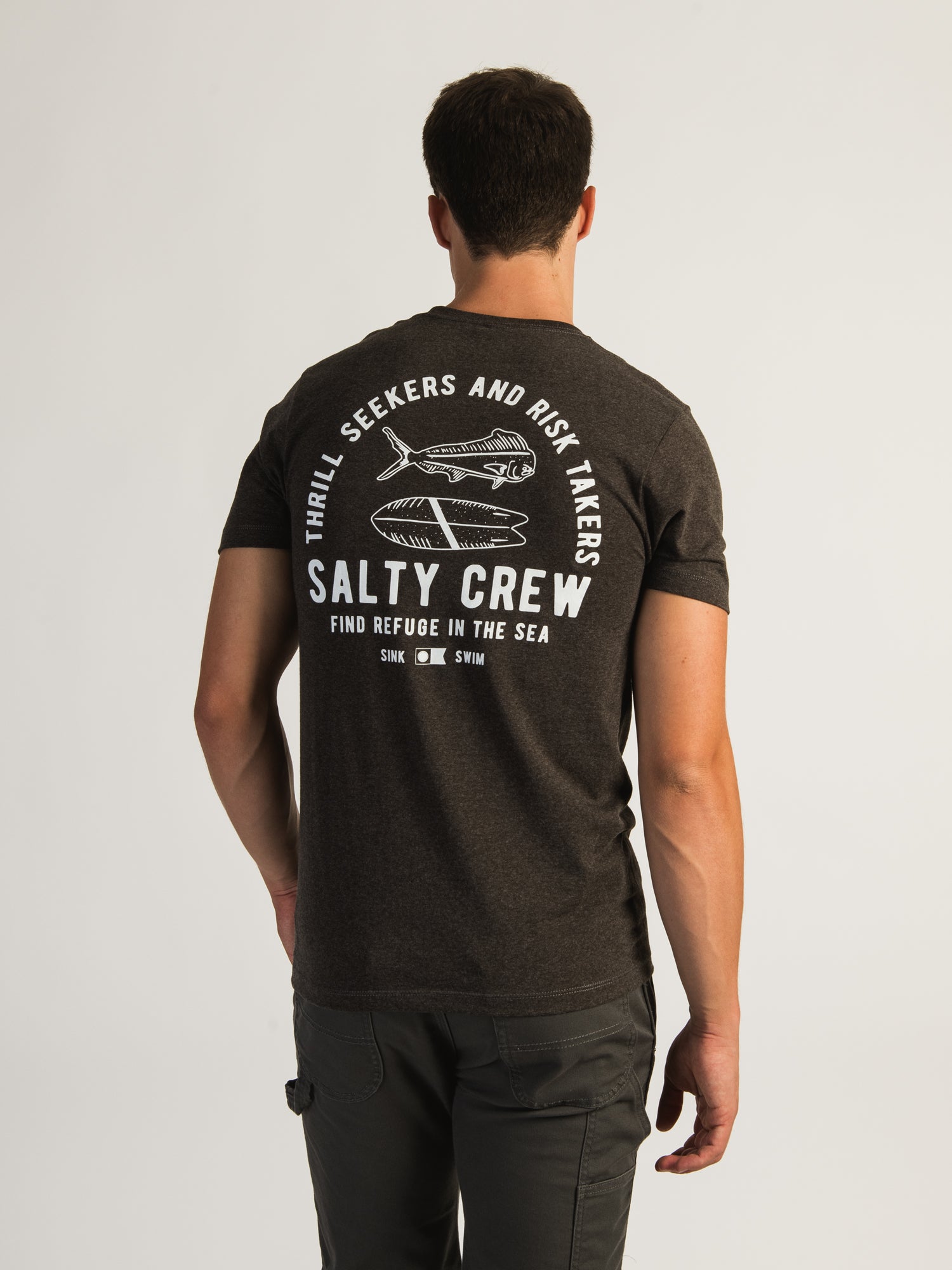 SALTY CREW Salty Crew Lateral Line Standard T-shirt Black M