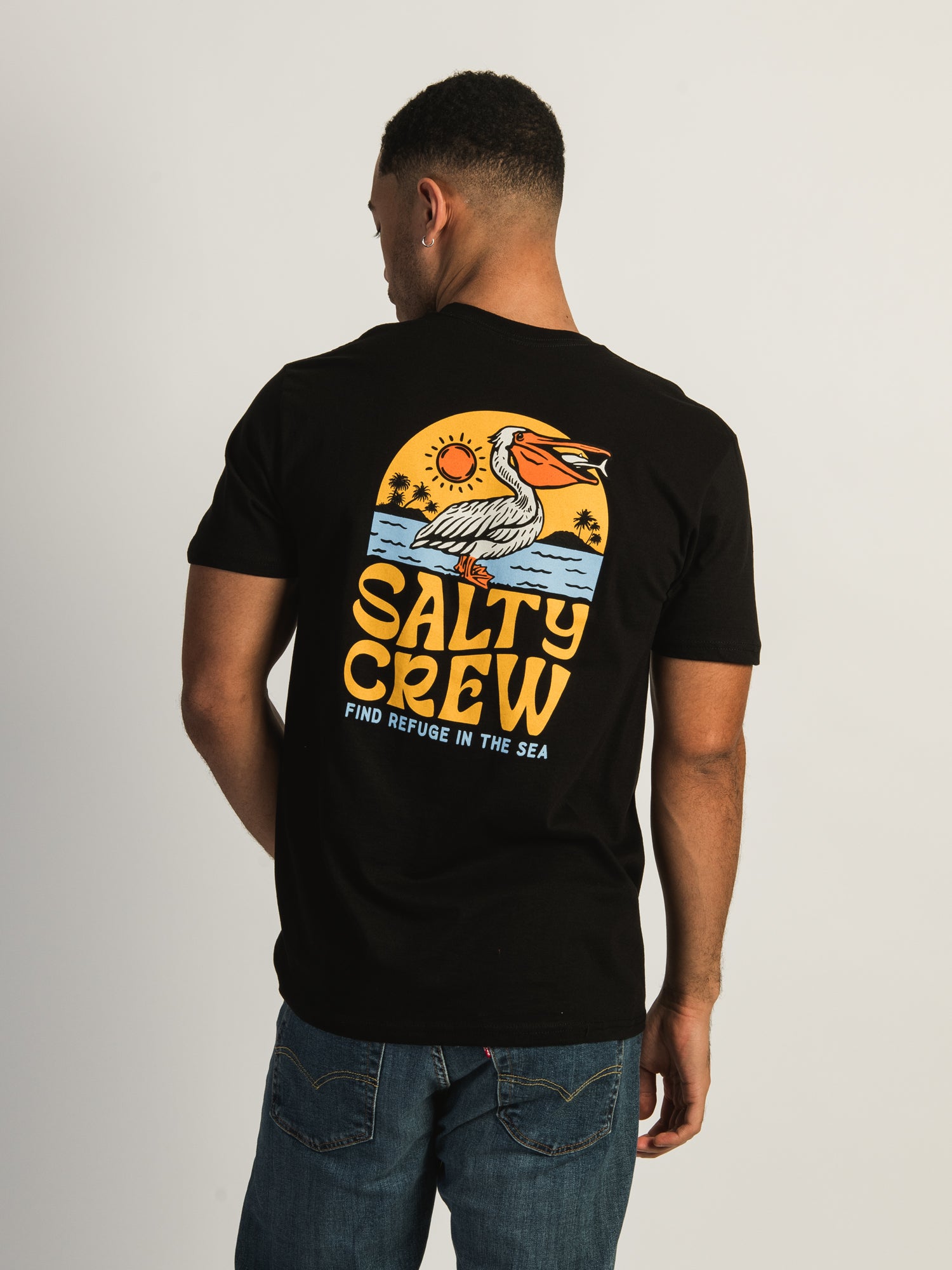 Salty Crew Men's Seaside Classic Tee - XL / Black