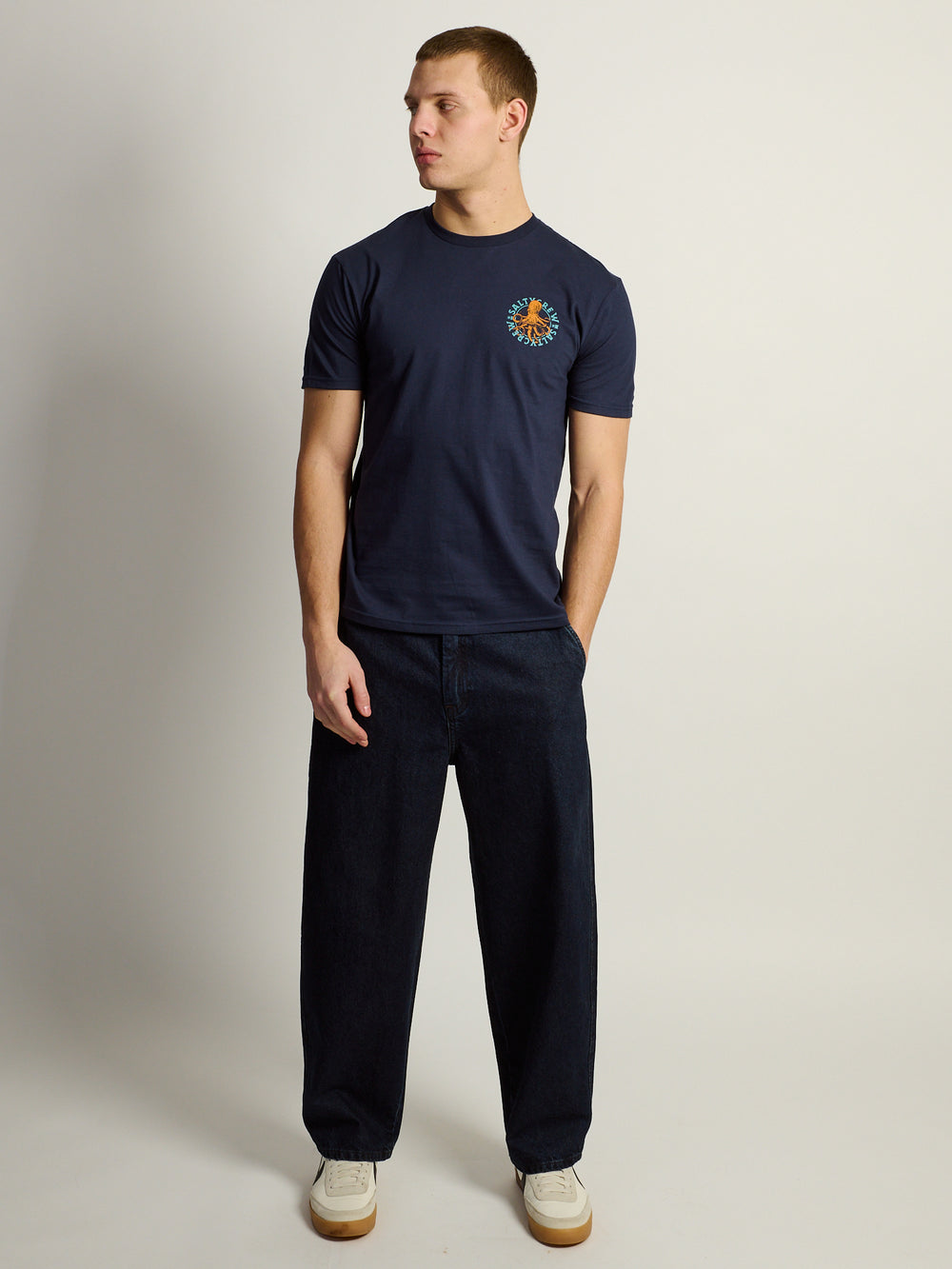 SALTY CREW TENTACLES T-SHIRT -NAVY