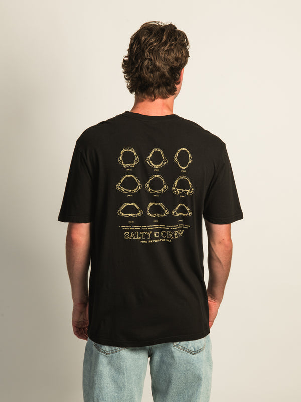 SALTY CREW JAWBONE CLASSIC S/S T - NOIR
