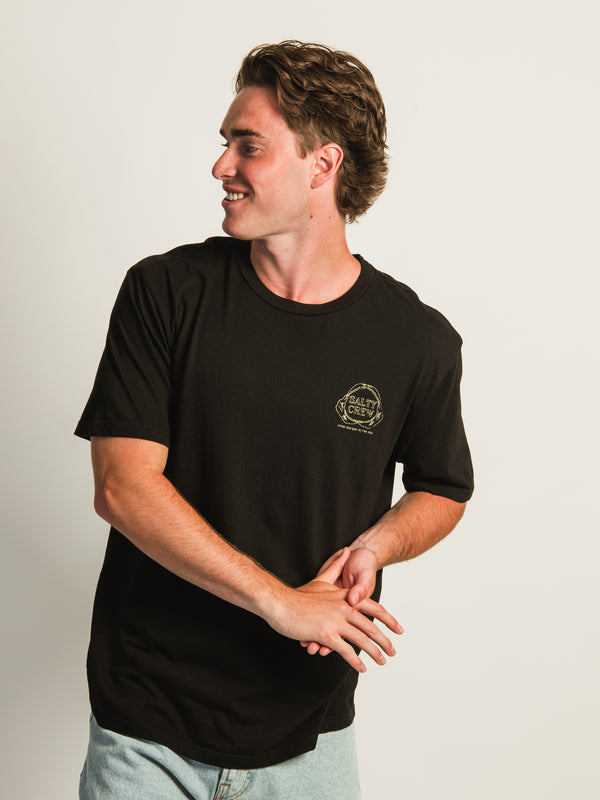 SALTY CREW JAWBONE CLASSIC S/S T - NOIR