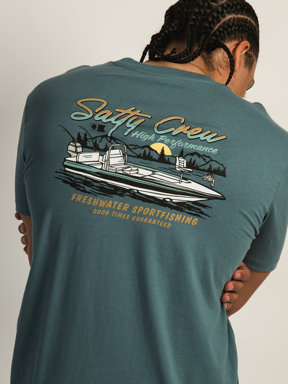 T-SHIRT SALTY CREW FLAT DECK