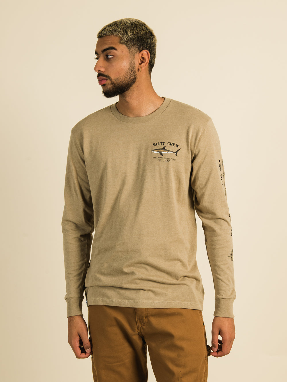 SALTY CREW BRUCE STANDARD LONG SLEEVE TEE  - CLEARANCE