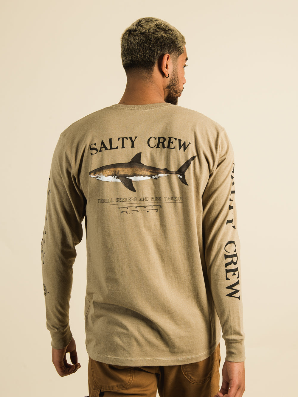 SALTY CREW BRUCE STANDARD LONG SLEEVE TEE  - CLEARANCE