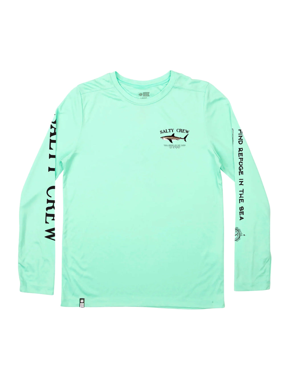 KIDS SALTY CREW YOUTH BOYS BRUCE LONG SLEEVE TEE - CLEARANCE