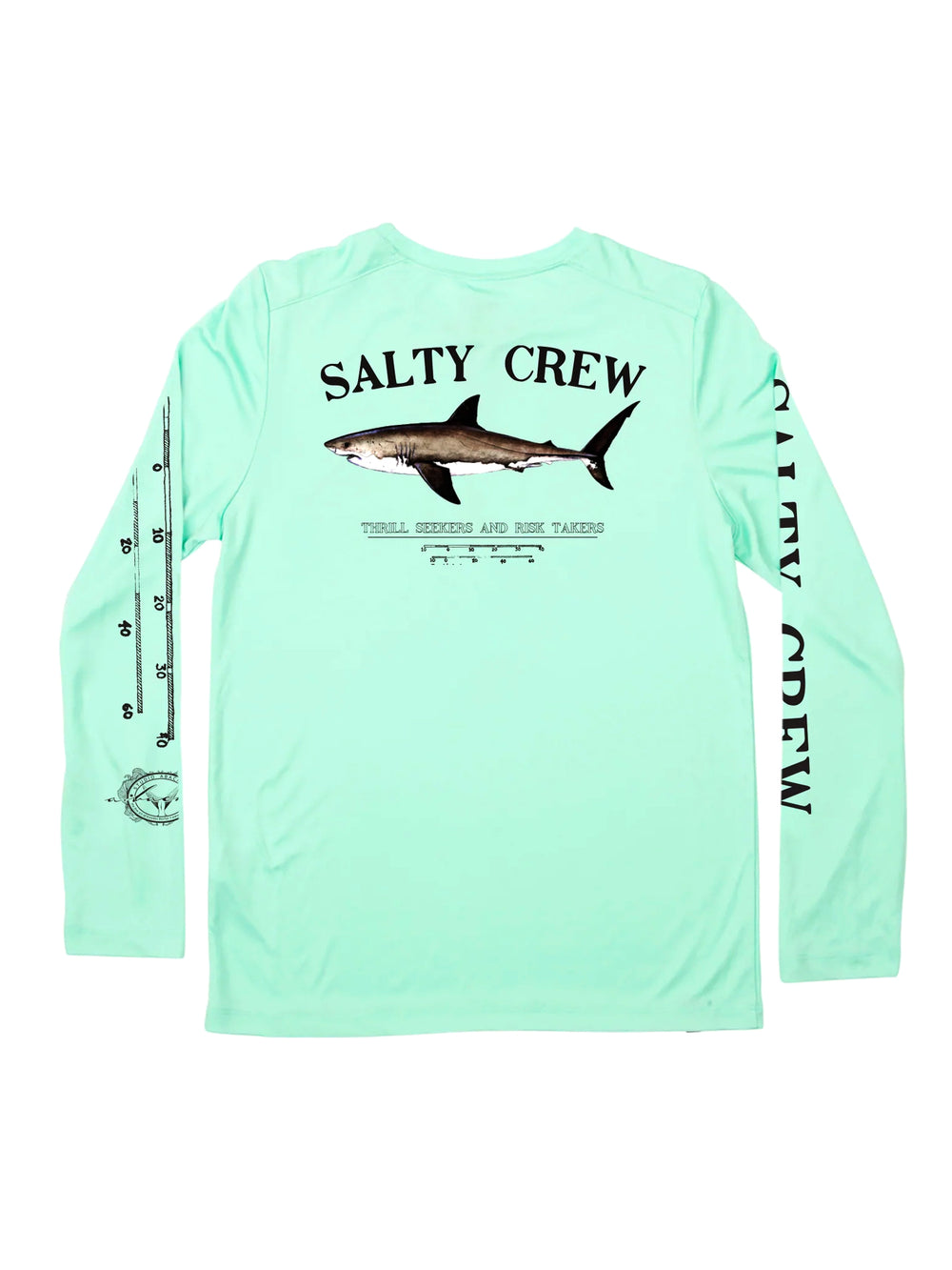 KIDS SALTY CREW YOUTH BOYS BRUCE LONG SLEEVE TEE - CLEARANCE