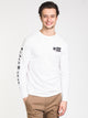 SALTY CREW MENS ALPHA LONG SLEEVE T- WHITE - CLEARANCE - Boathouse